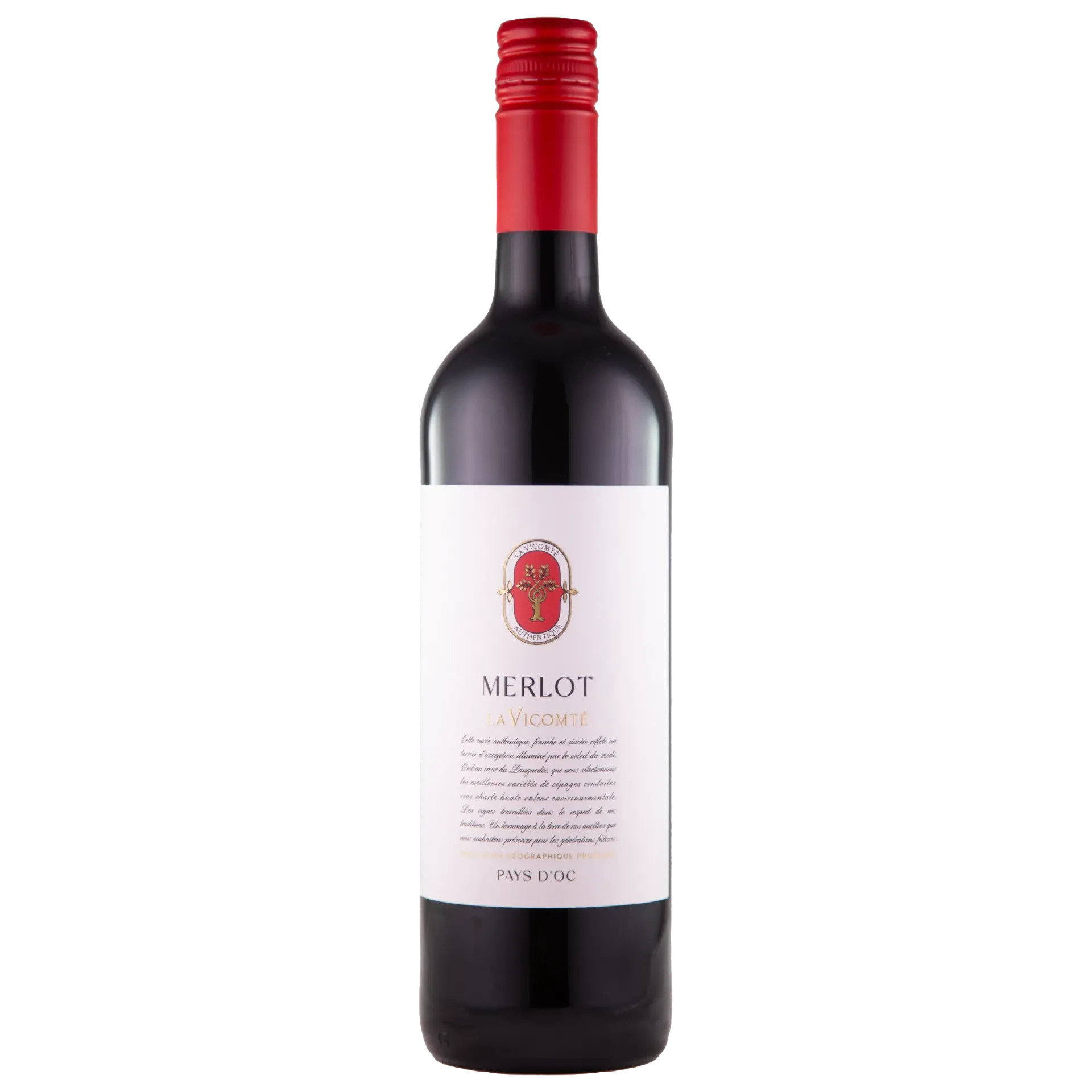 [WINE0313] Les Vignerons de la Vicomté - Merlot Authentique