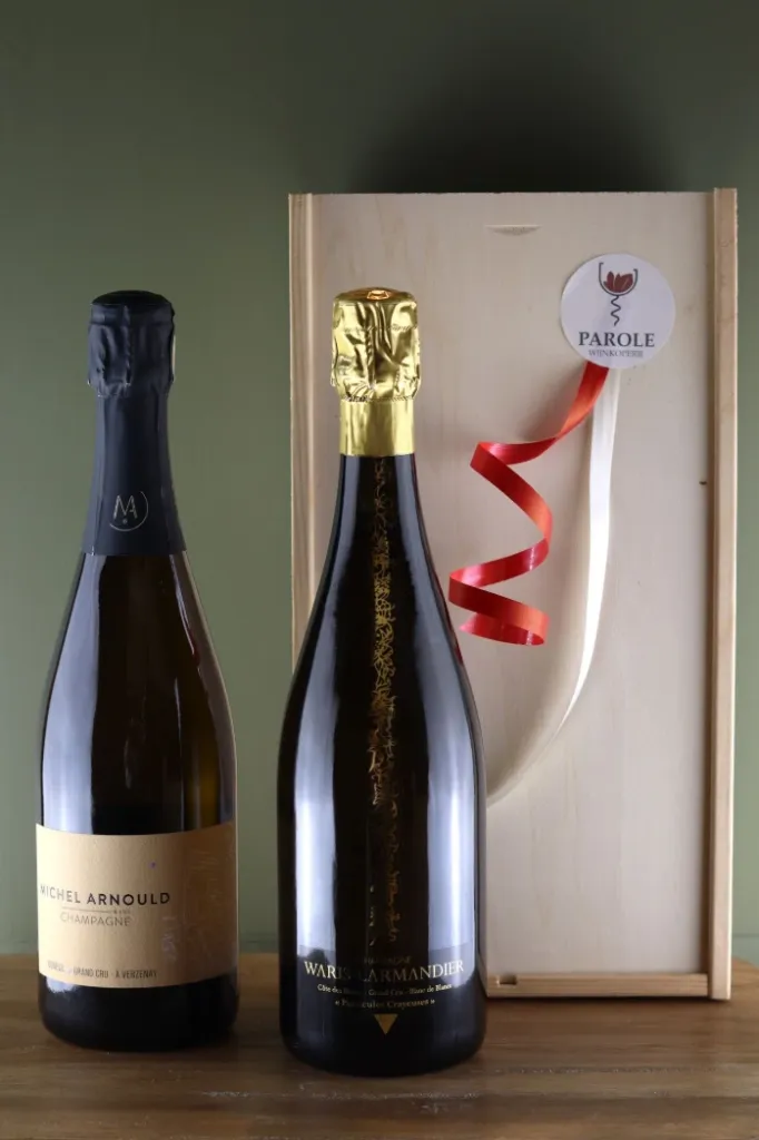 [WINE0081] Champagne Grand Cru Experience in luxe houten kist