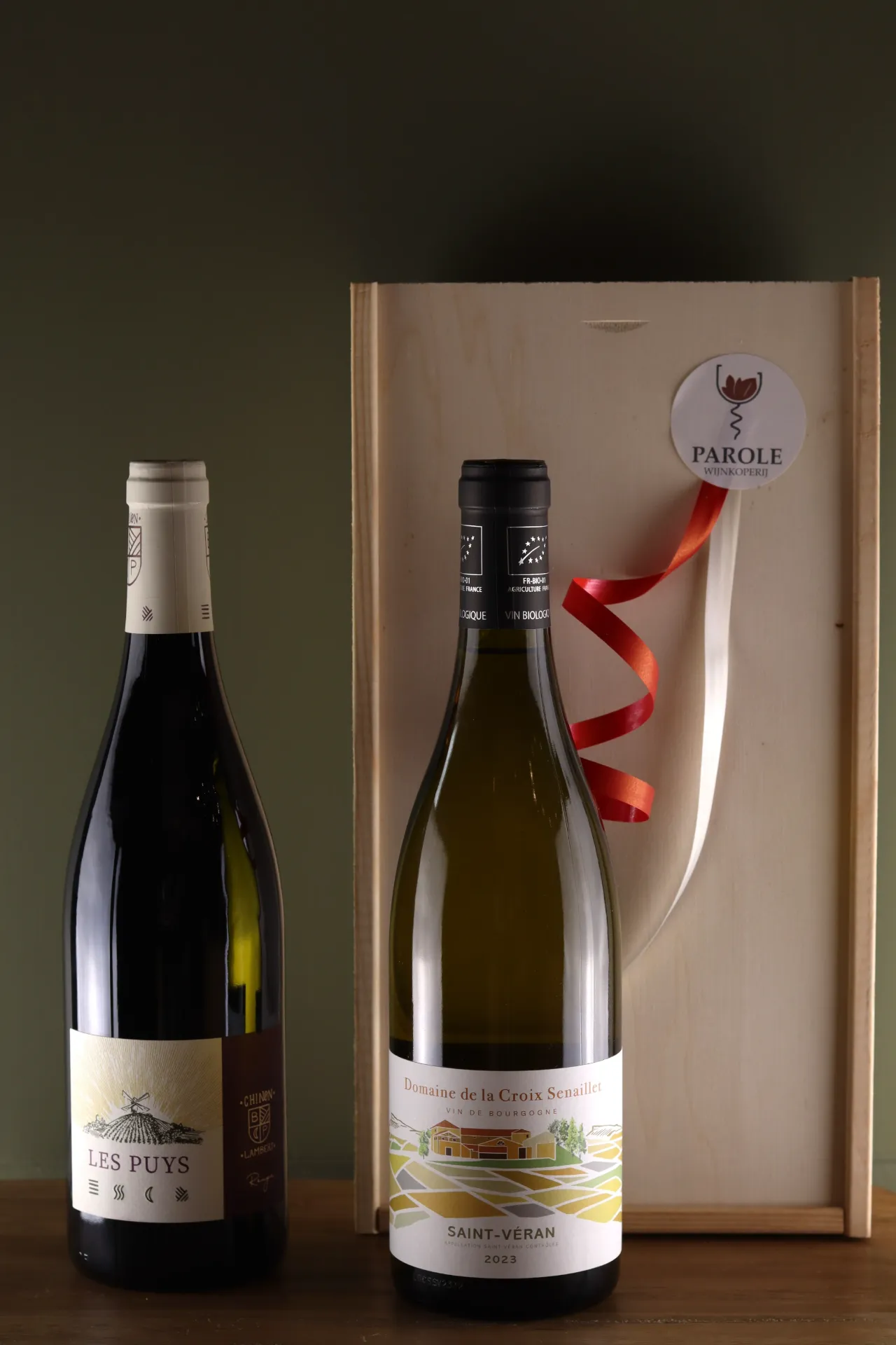 [WINE0214] Favoriet van de Sommelier in luxe houten kist