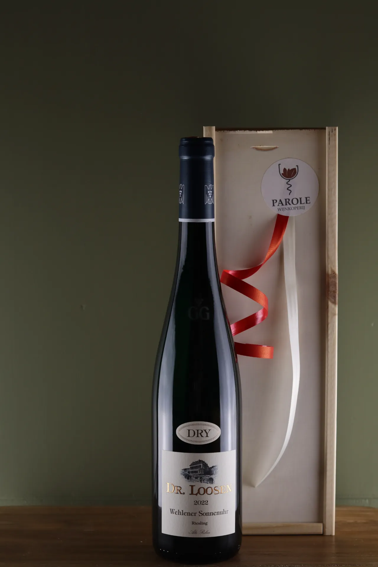 [WINE0537] Wehlener Sonnenuhr in luxe houten kist