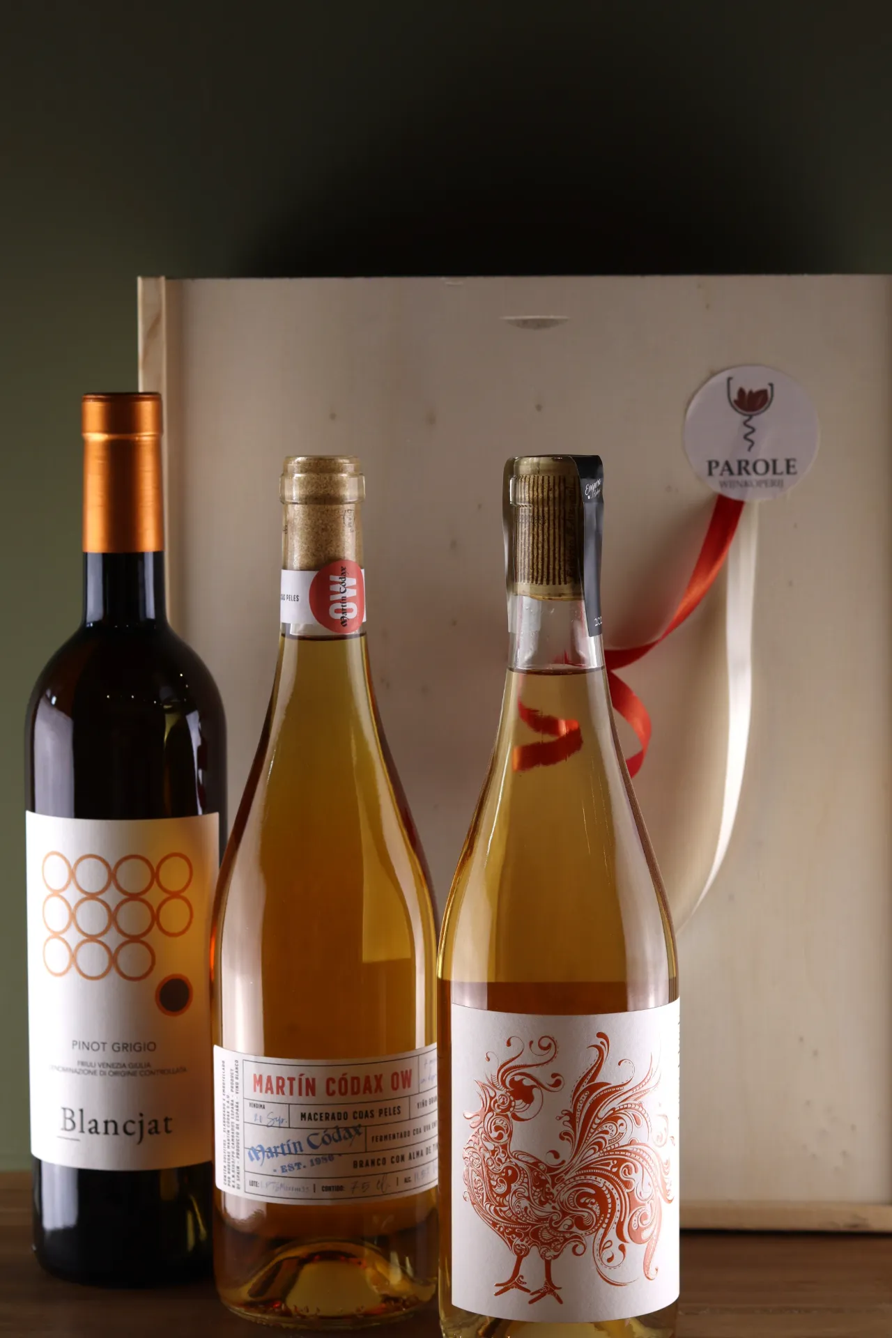 [WINE0381] Oranje Boven! in luxe houten kist