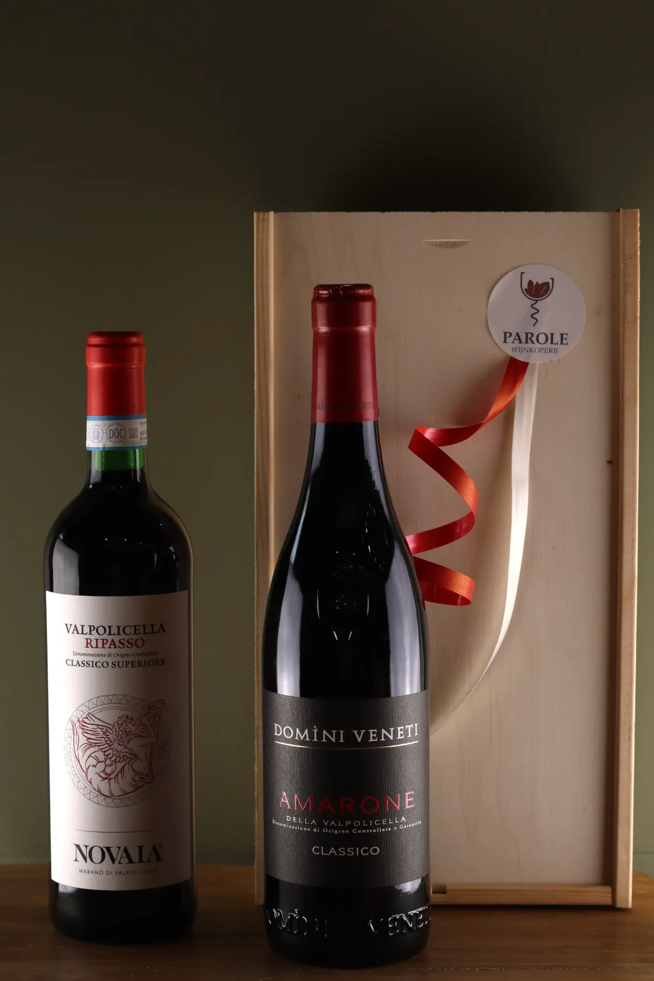 [WINE0266] Italian Temptation in luxe houten kist